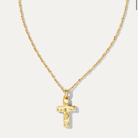 New Kendra Scott Cross Necklace - Picture 1 of 4